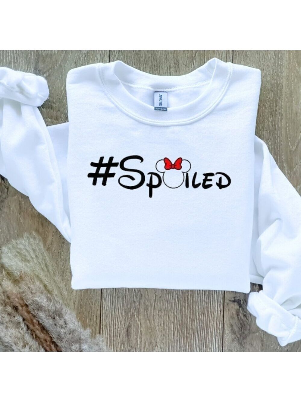 #Spoiled Disney Mouse Ears Custom Sweatshirt Sweater Handcrafted